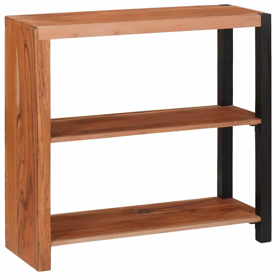 Étagère Marron 80 x 30 x 75 cm Bois d'Acacia Massif - 3