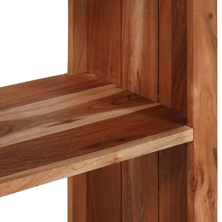 Étagère Marron 80 x 30 x 75 cm Bois d'Acacia Massif - 8