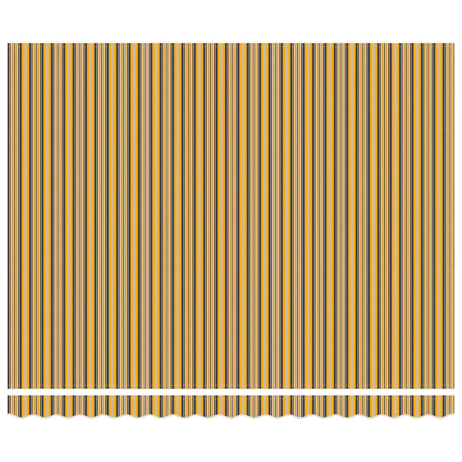 Auvent rétractable Multicolore 400 × 350 cm - 7