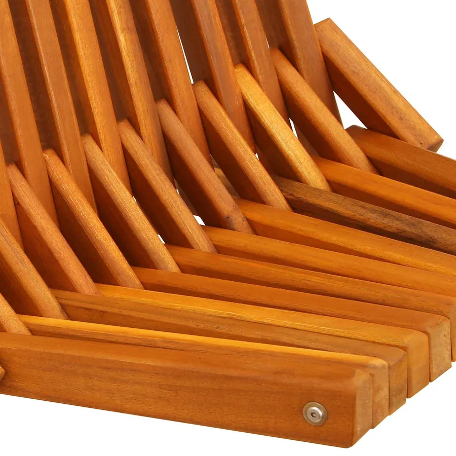 Chaise 2 pcs Marron 69 x 56 x 84 cm Bois d'Acacia Massif - 6