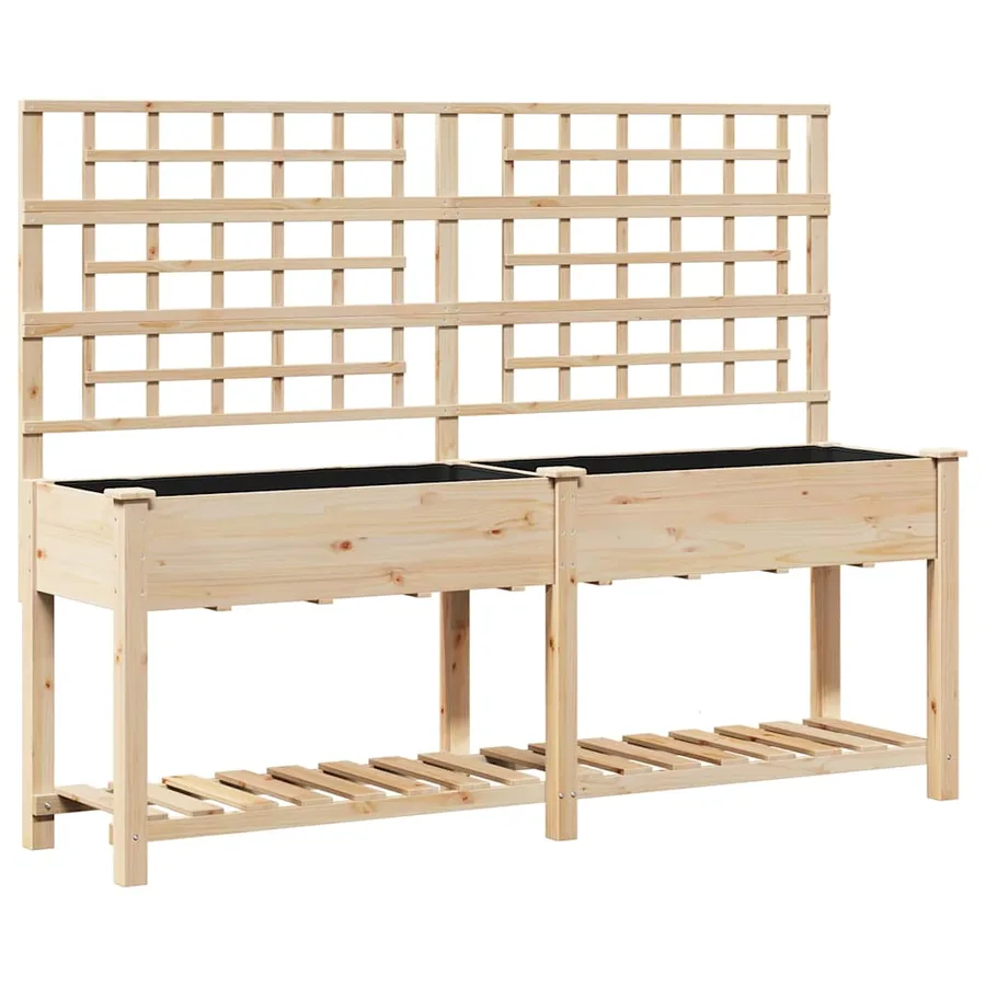 Cache-pot de jardin Beige 203,5 x 54 x 152,5 cm - 2
