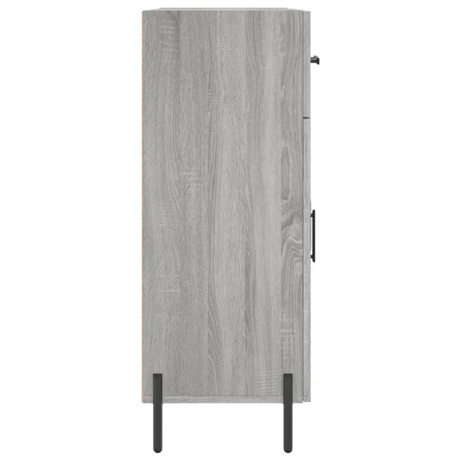 Buffet sonoma gris 69,5x34x90 cm bois d'ingénierie - 7