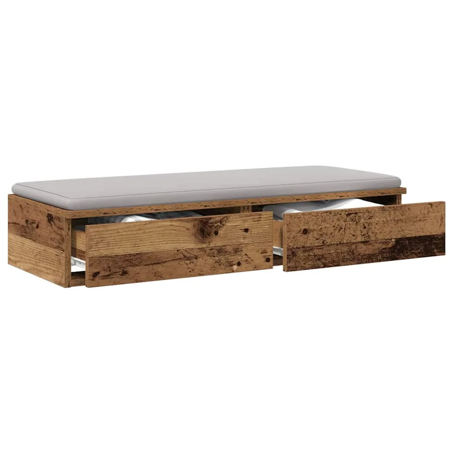 Tiroirs de lit avec tiroir Bois ancien 80 x 36,5 x 16,5 cm - 3