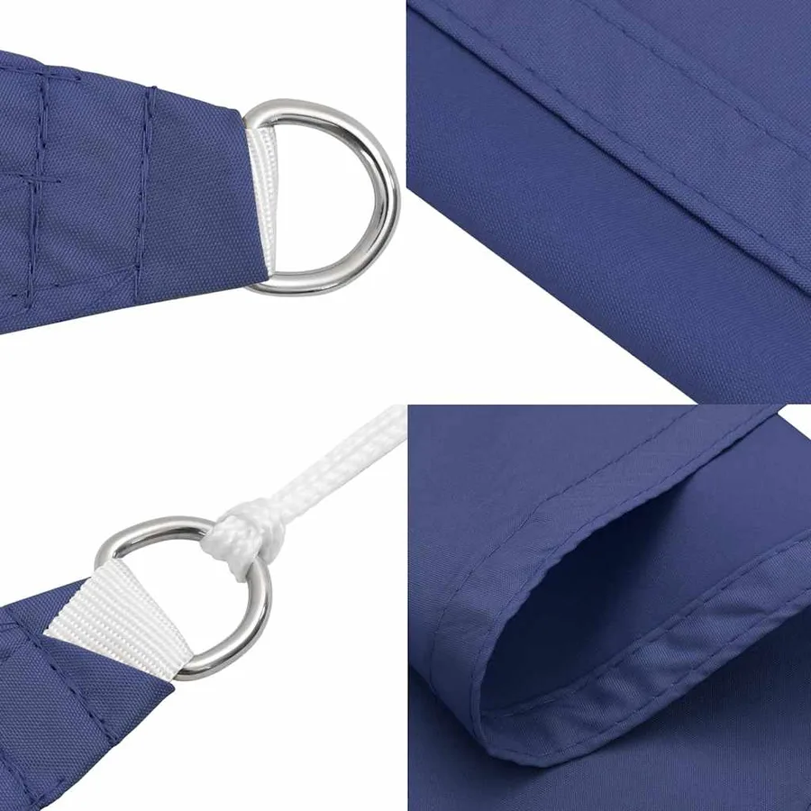 Voile d'ombrage bleue 2x2x2 m 100% polyester Oxford - 6