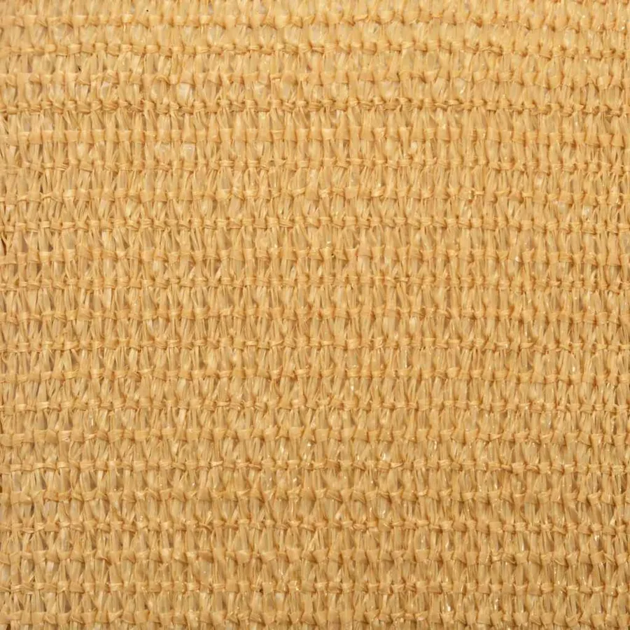 Voile d'ombrage 160 g/m² triangulaire sable 2,5x2,5x3,5 m PEHD - 9