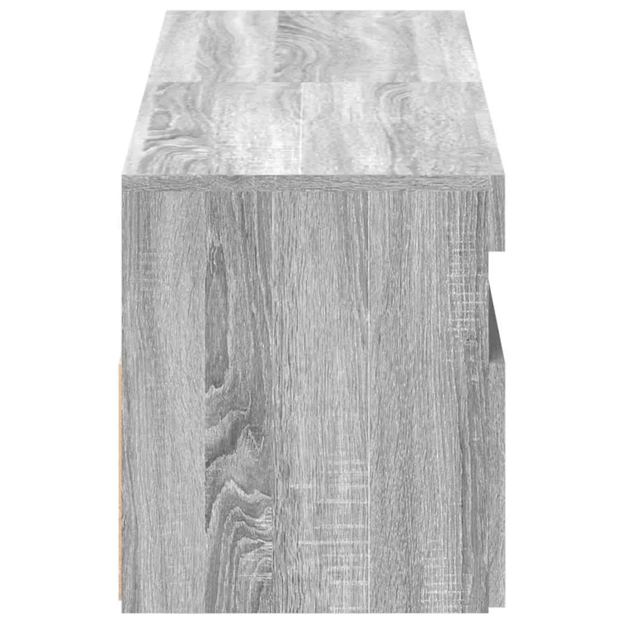 Meubles TV 2 pcs avec lumières LED Sonoma gris 60x35x40 cm - 8