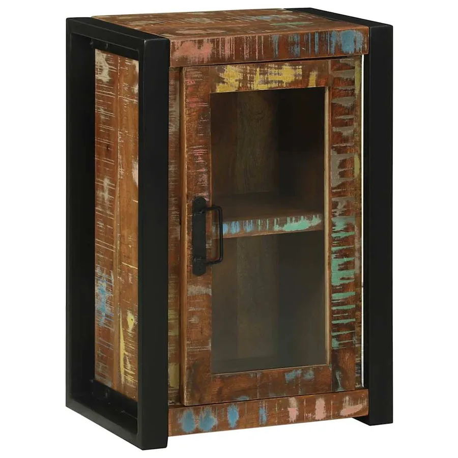Ensemble de mobilier de salle de bain 3 pcs Bois massif recyclé - 6