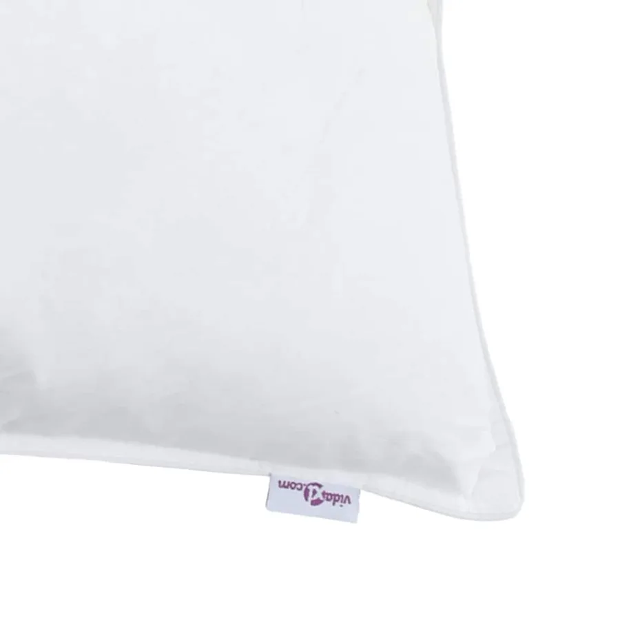 Oreiller avec oreiller 2 pcs Blanc 60 x 80 cm Plume - 9
