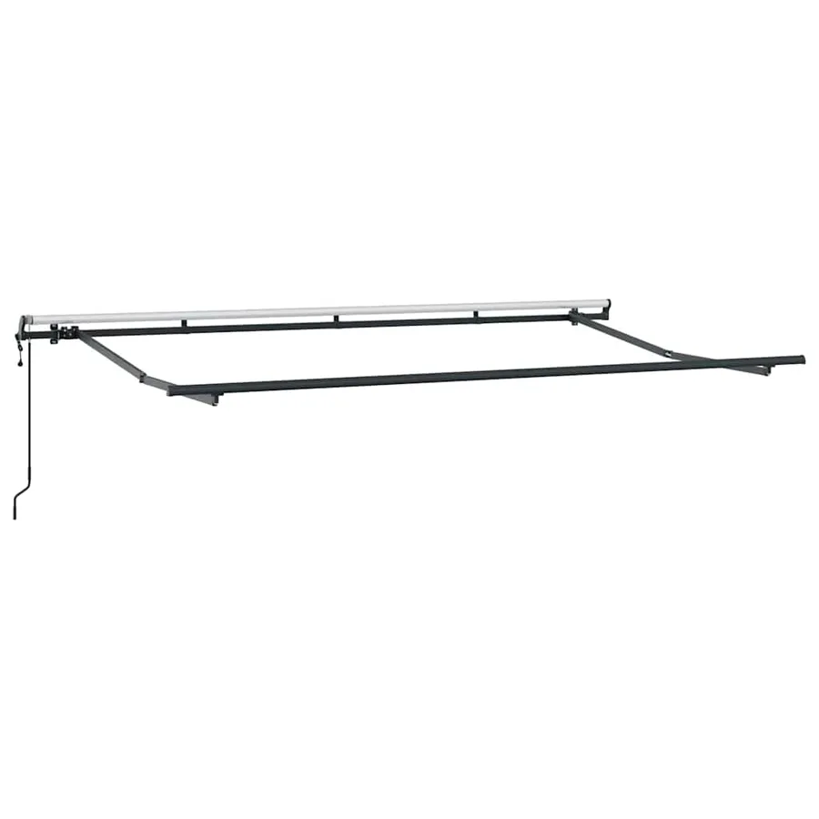 Cadre d'auvent Anthracite 4 x 2 m Métal - 2