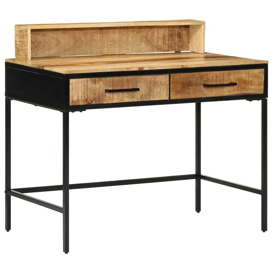 Table console avec tiroir Marron 100 x 55 x 89.5 cm