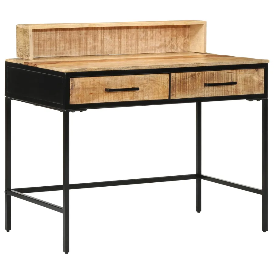Table console avec tiroir Marron 100 x 55 x 89.5 cm - 4