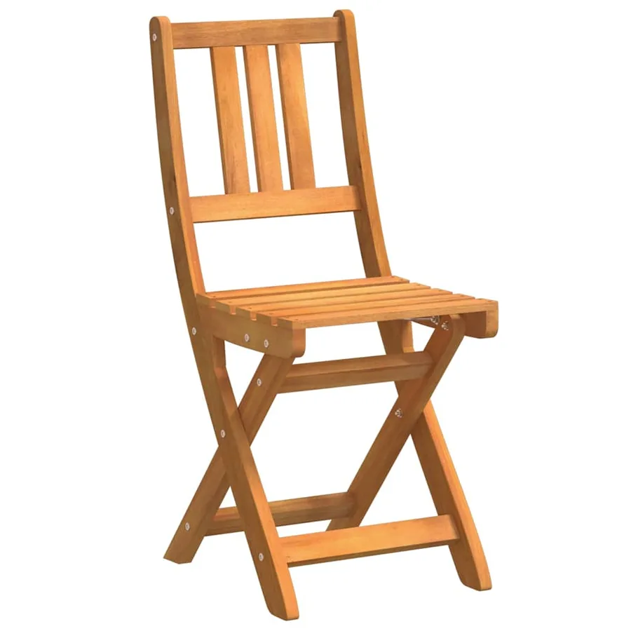 Ensemble bistrot 3 pcs Huile Naturelle Bois d'Acacia Massif - 6