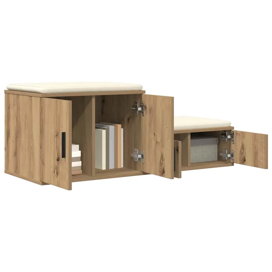Armoire de rangement 2 pc Chêne artisanal 118 x 41 x 40 cm - 3
