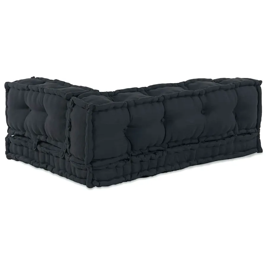 Coussin de canapé sur palette 3 pcs Anthracite 120 x 80 x 38 cm - 5