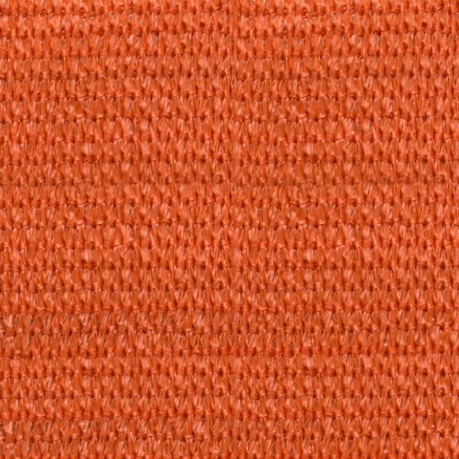 Voile d'ombrage 160 g/m² carré orange 7x7 m PEHD - 9