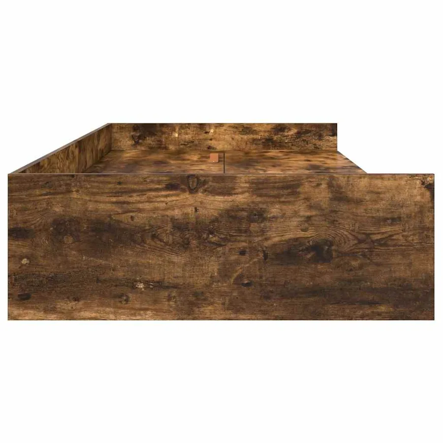 Cadre de lit Chêne fumé 90 x 190 cm Bois d'ingénierie - 6