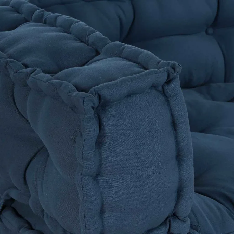 Coussin de canapé sur palette 3 pcs Indigo 120 x 80 x 38 cm - 6