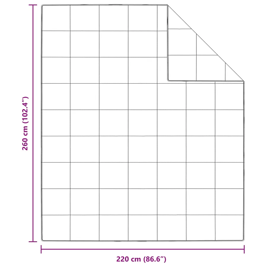 Ensemble de Duvet avec oreiller 3 pcs Blanc Plume de canard - 8