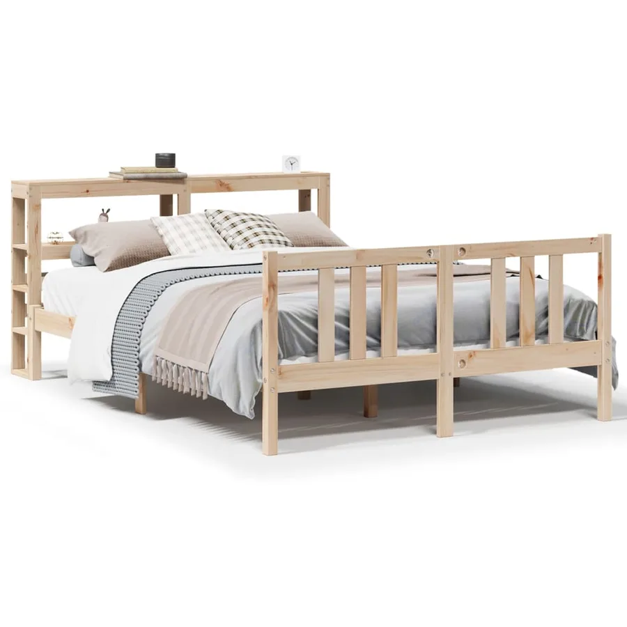Cadre de lit avec tête de lit sans matelas 120x200 cm - 2