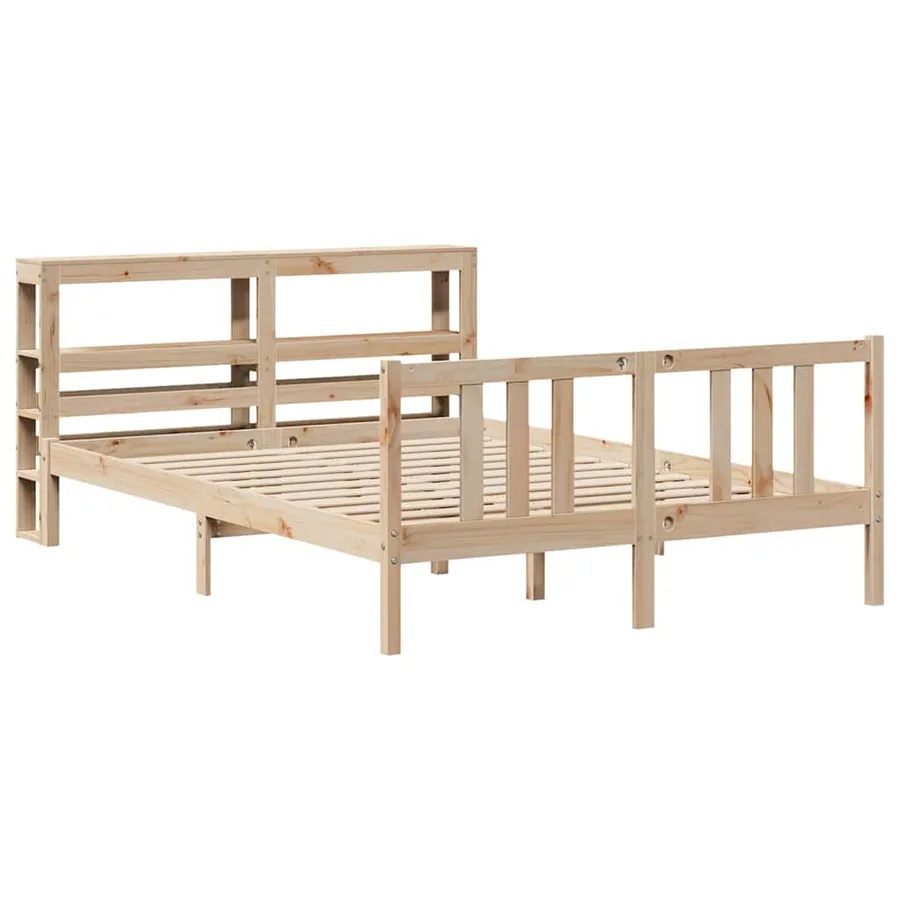 Cadre de lit avec tête de lit sans matelas 120x200 cm - 3