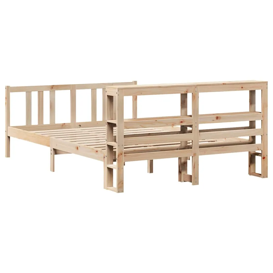 Cadre de lit avec tête de lit sans matelas 120x200 cm - 6