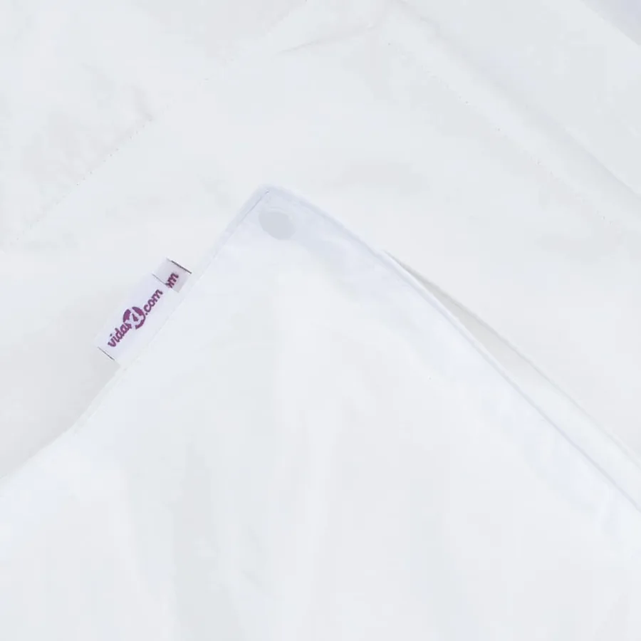 Duvet 2-en-1 Blanc 260 x 220 cm Plume - 9