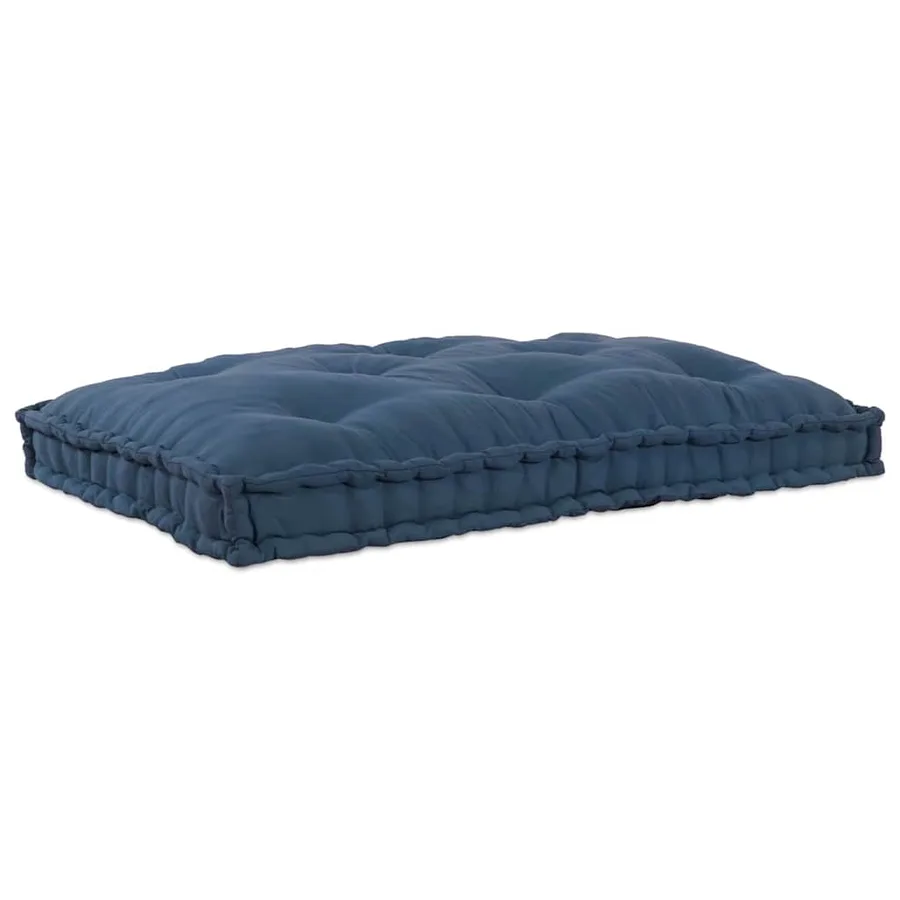 Coussin de canapé sur palette Indigo 120 x 80 x 12 cm Tissu - 2