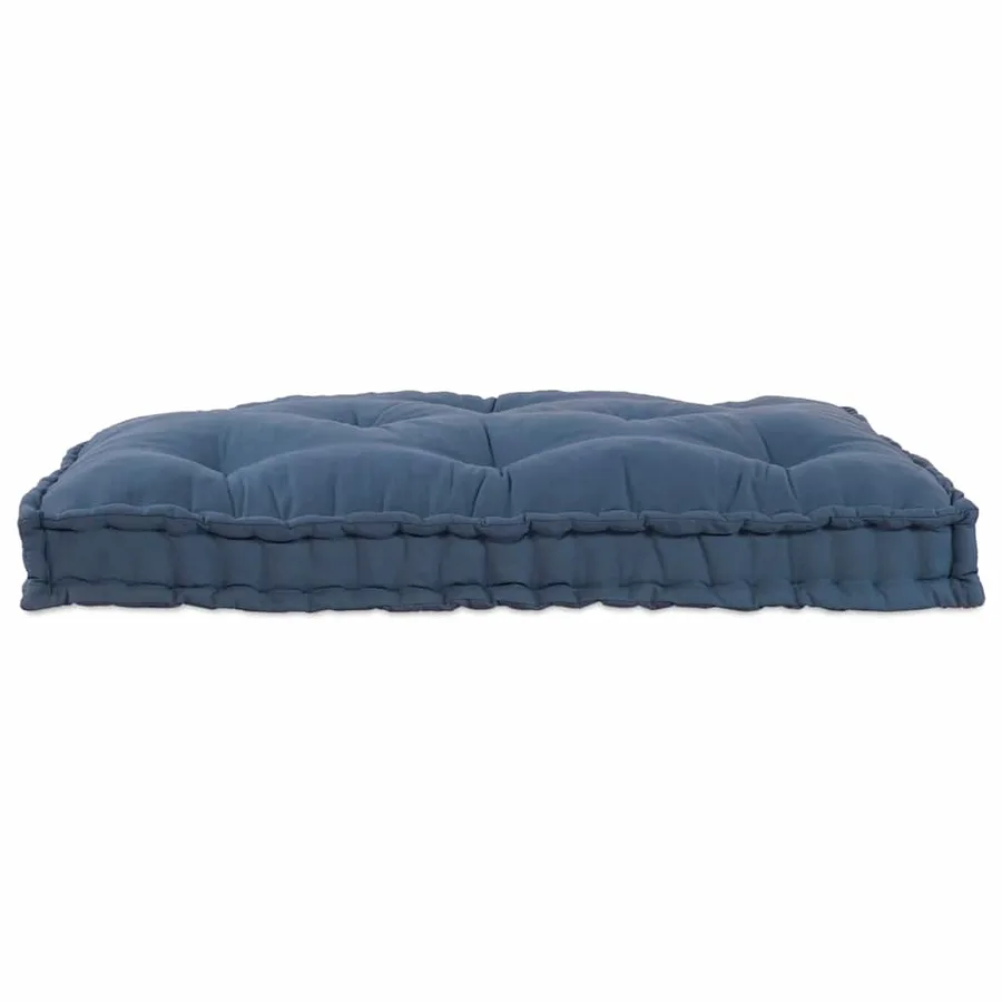 Coussin de canapé sur palette Indigo 120 x 80 x 12 cm Tissu - 4