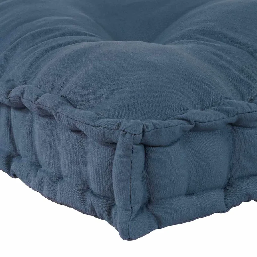 Coussin de canapé sur palette Indigo 120 x 80 x 12 cm Tissu - 6