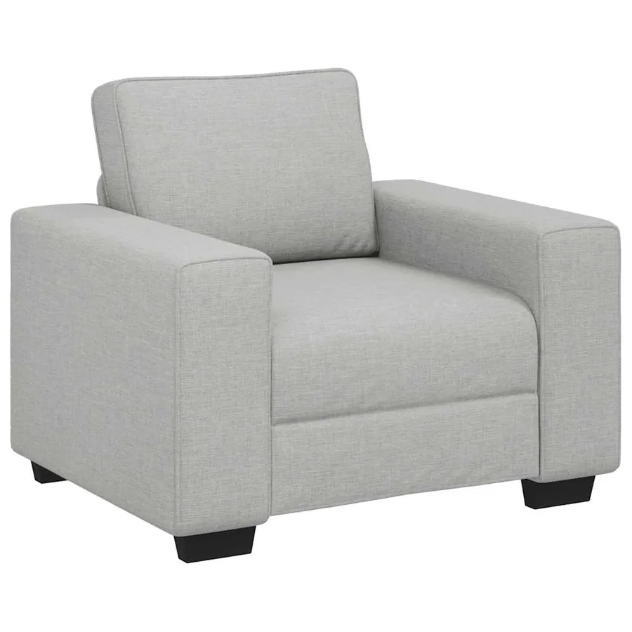 Canapé/Fauteuil Gris Nuage 100x77x82 cm tissu - 2