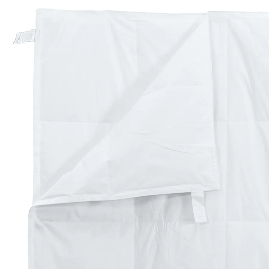 Ensemble de Duvet avec oreiller 3 pcs Blanc Plume de canard - 7