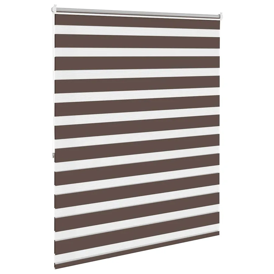 Store vénitien Zebra 120,9 x 175 cm, largeur du tissu 116,7 cm, couleur café - 4