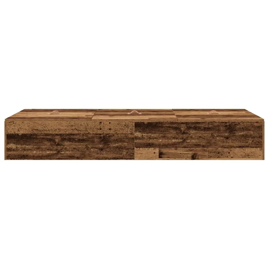Cadre de lit avec rangement Bois Ancien 80 x 200 cm - 7