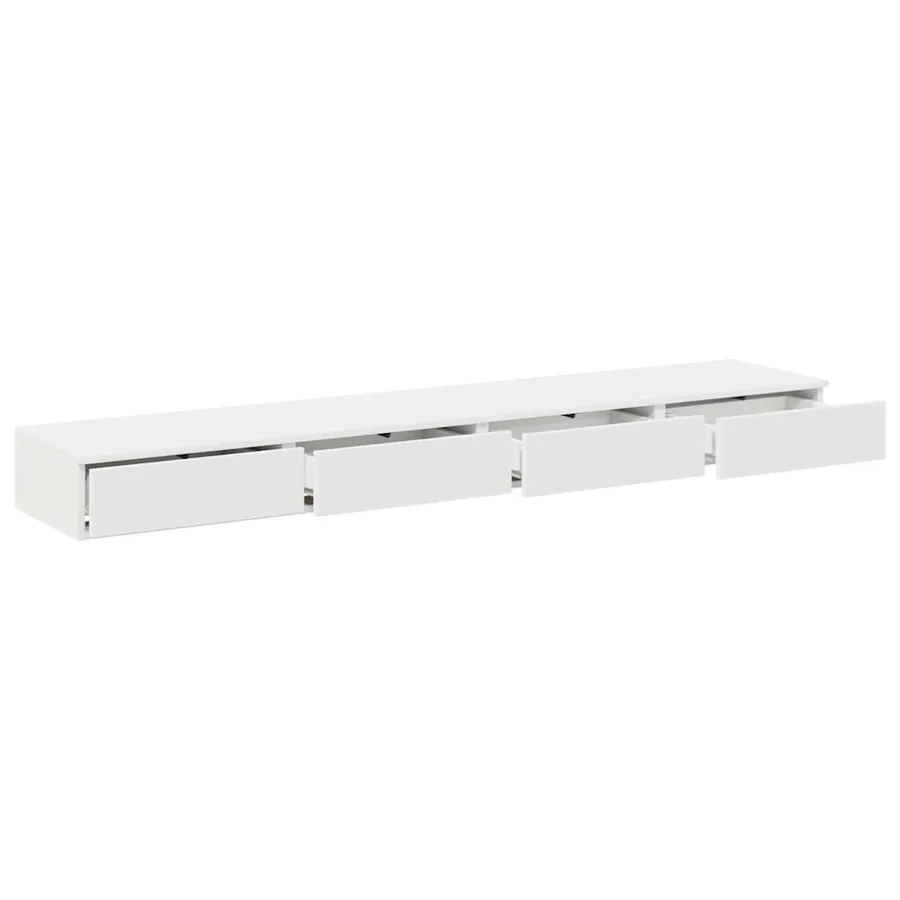 Tiroirs de lit Blanc 200 x 36,5 x 16,5 cm Bois d'ingénierie - 5