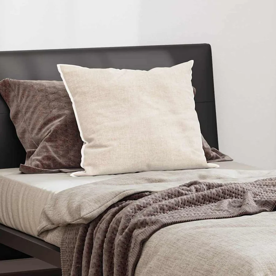 Oreiller avec oreiller Blanc 50 x 75 cm Coton