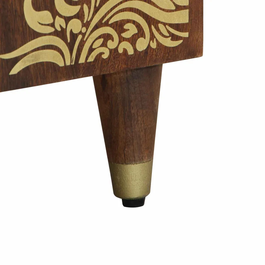 Cabinet de salle de bain avec porte Marron miel 38 x 33 x 58 cm - 9