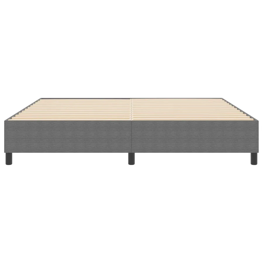 Cadre de lit plateforme Gris clair 200 x 200 cm - 5