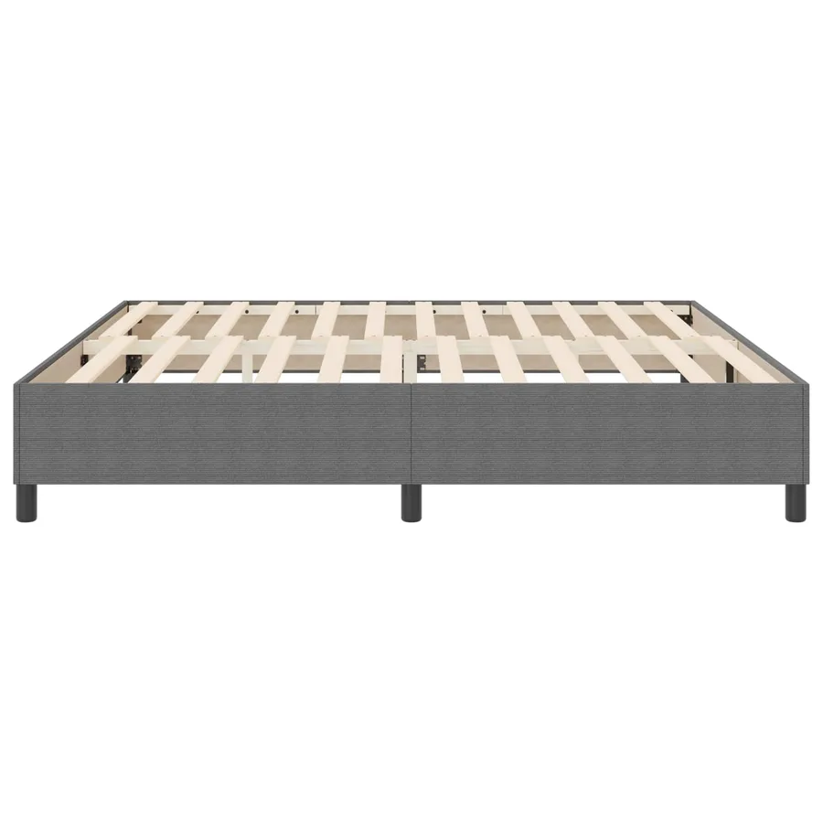 Cadre de lit plateforme Gris clair 200 x 200 cm - 6