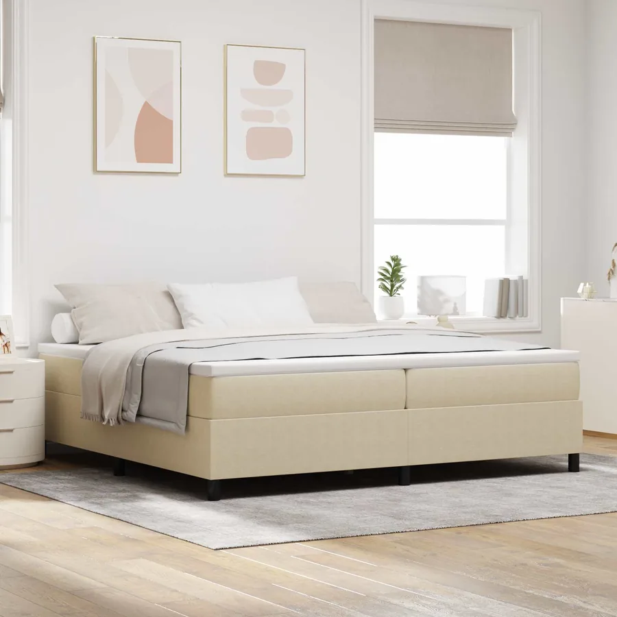 Cadre de lit plateforme Vert gris 200 x 200 cm
