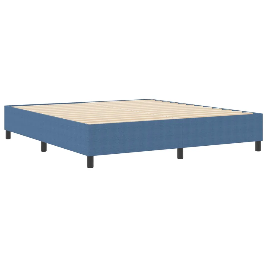Cadre de lit plateforme Bleu 180 x 200 cm - 2