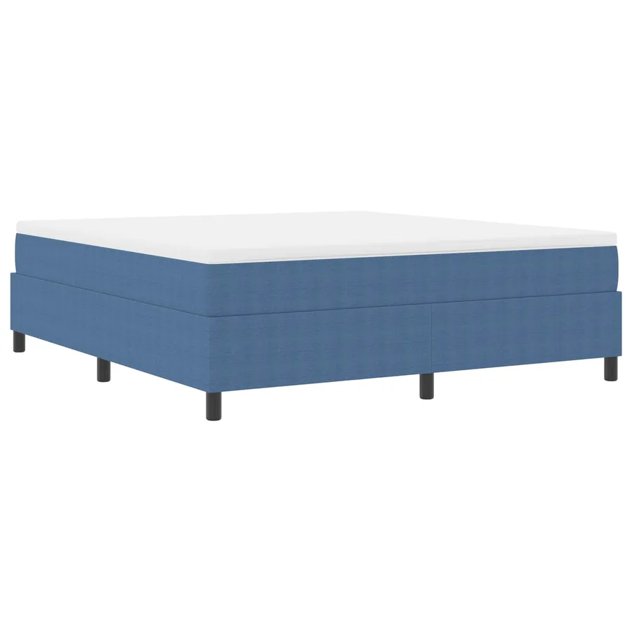 Cadre de lit plateforme Bleu 180 x 200 cm - 4