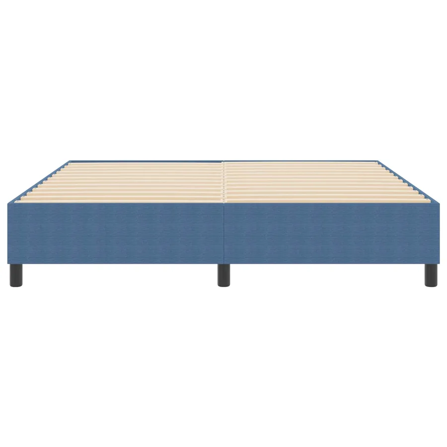 Cadre de lit plateforme Bleu 180 x 200 cm - 5