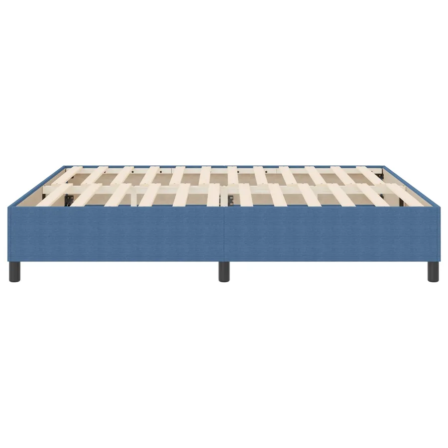 Cadre de lit plateforme Bleu 180 x 200 cm - 6