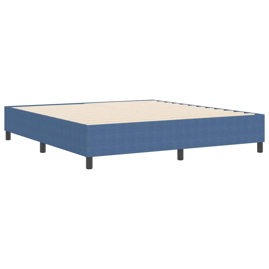 Cadre de lit plateforme Bleu 180 x 200 cm - 7