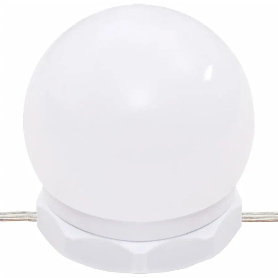 Ensemble de coiffeuse avec LED Chêne Sonoma Bois d'ingénierie - 11