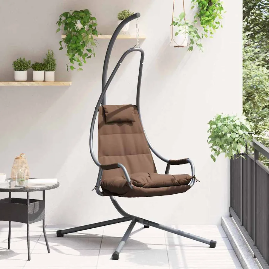 Chaise suspendue Café 94 x 107 x 196,5 cm Acier