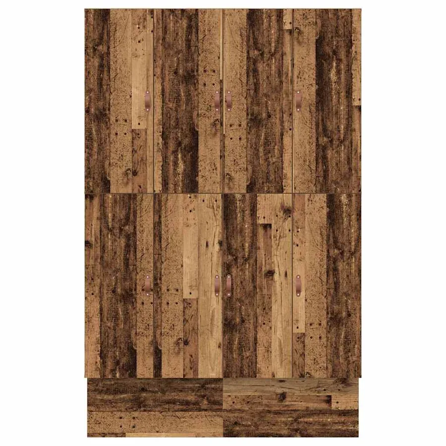 Cadre de lit avec rangement avec tiroir Bois Ancien 135 cm - 11