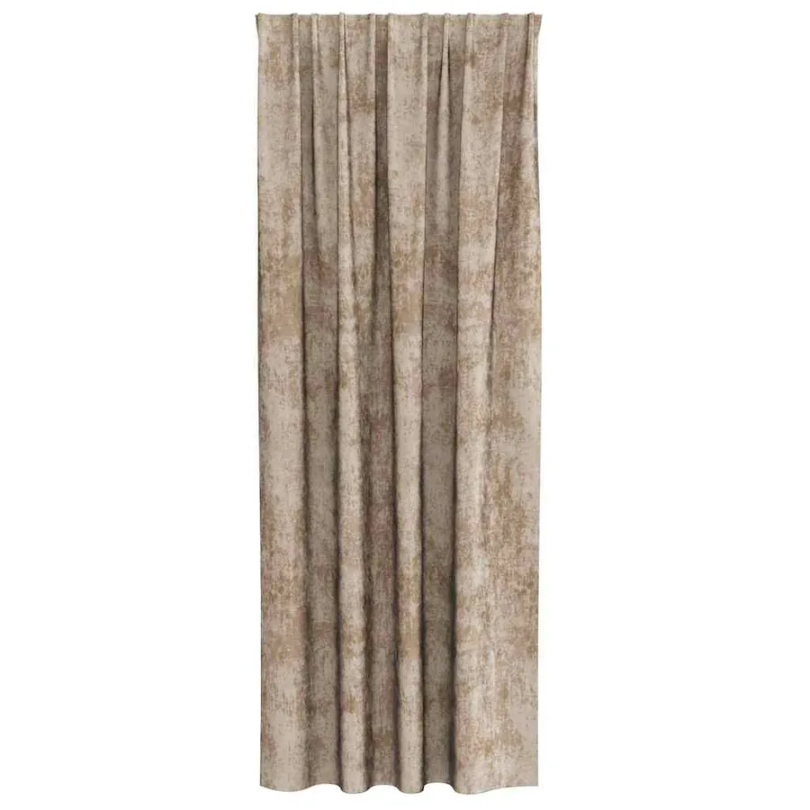 Rideaux en velours 2 pcs Champagne 260 x 140 cm Velours - 4