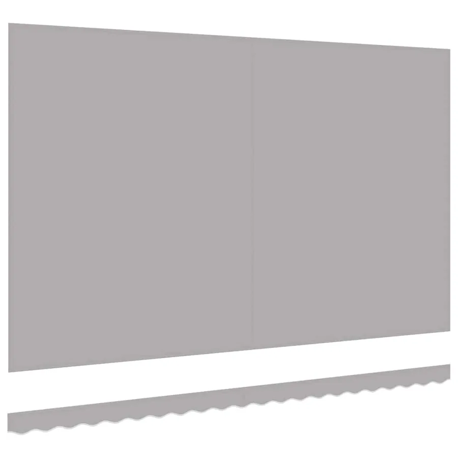 Toile de rechange pour auvent Gris clair 5 x 3 m Polyester - 4