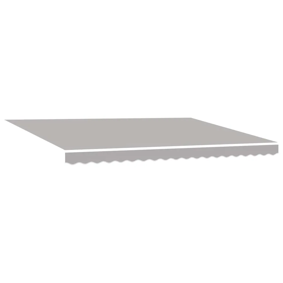 Auvent rétractable Gris clair 450 × 300 cm Polyester - 5